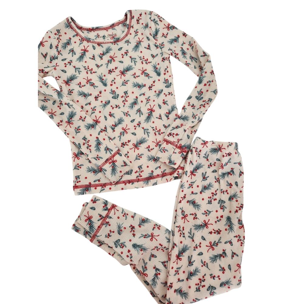 6 Laura Ashley holly print pajamas